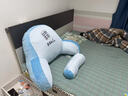 四季新款可拆洗床頭靠枕絨豆豆看書(shū)護腰沙發(fā)軟包床上靠背枕頭加大 363藍色【塌陷包賠】 【4.6斤】特大號-寬80*高60*厚35 曬單實(shí)拍圖