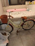 鳳凰（Phoenix）自行車(chē)成人男女通用城市通勤青少年單車(chē)女芭蕾 26英寸米黃色 曬單實(shí)拍圖