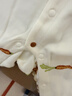 考拉鼻鼻嬰兒連體衣秋款衣服初生寶寶打底哈衣秋季爬服胡蘿卜抱抱 奶白 80cm 曬單實(shí)拍圖
