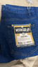 馬登工裝美式復古水洗丹寧牛仔褲直筒寬松闊腿褲日系休閑長(cháng)褲子男春 深藍 36 曬單實(shí)拍圖