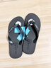 LURAD 人字拖男士夏季時(shí)尚沙灘外穿涼拖鞋 黑色 39-40 曬單實(shí)拍圖