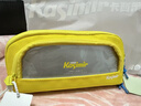 卡西米爾磁吸三角筆袋便攜收納筆袋大容量高顏值高年級學(xué)生簡(jiǎn)約多層文具盒-黃色 開(kāi)學(xué)清單 曬單實(shí)拍圖