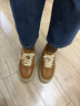 蹀愫周末效應25秋新厚底增高7.5長(cháng)腿松糕休閑德訓鞋女TA65576-51 曬單實(shí)拍圖