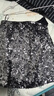 MO&Co.春新品重工珠片疊繡高腰短裙半身裙 緞感內襯 曬單實(shí)拍圖
