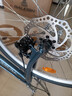蘭令自行車(chē)成年人通勤鋁合金女士親子帶小孩城市上班代步變速單車(chē) 花語(yǔ)-青灰藍【升級彎把+加厚座墊】 26英寸 禧瑪諾7速 曬單實(shí)拍圖