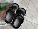 森馬拖鞋男夏季防滑防臭厚底耐磨踩屎感一字拖男士?jì)捎么蟠a沙灘涼拖鞋 黑灰 【基礎款】 40 （40-41同碼） 曬單實(shí)拍圖