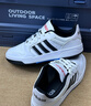 adidas ENTRAP美式校園風(fēng)運動(dòng)少年感復古籃球風(fēng)板鞋男女阿迪達斯   白色/黑色   41 曬單實(shí)拍圖