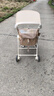 尼約德遛娃神器0-6歲可坐可躺輕便秒折疊新款兒童寶寶外出溜娃口袋推車(chē) 基礎款香檳金可折疊單手拎無(wú)餐盤(pán) 曬單實(shí)拍圖