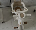 貝趣兒童三輪車(chē)寶寶0-1-3歲嬰兒推車(chē)溜娃車(chē)遛娃神器一歲周歲生日禮物 頂配咖丨燈光音樂(lè )+護欄+轉向推桿+頂棚 幼兒外出輕便腳踏車(chē) 曬單實(shí)拍圖