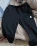安踏加絨運動(dòng)長(cháng)褲衛褲男士KT系列冬季針織寬松休閑收口束腳褲子男 曬單實(shí)拍圖