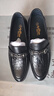 金利來(lái)（Goldlion）男鞋皮鞋樂(lè )福鞋時(shí)尚個(gè)性舒適套腳商務(wù)休閑鞋58013089501A黑色41 曬單實(shí)拍圖
