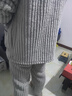 雪中飛睡衣冬季男士珊瑚絨加厚加絨2026新款秋冬高端家居服套裝高級輕奢 XZFCY-抽條N標-淺灰 【適合10~18℃單穿】 L -170/92A 【建議90-130斤】 曬單實(shí)拍圖