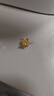 周六福三葉花黃金耳釘女足金耳飾生日禮物計價(jià)A0914954 一對 約1.81g 曬單實(shí)拍圖