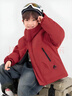 多多家男童紅色羽絨服【三防免洗】拜年服冬季戶(hù)外工裝兒童90絨加厚外套 曬單實(shí)拍圖