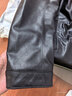富鋌【頭層牛皮】秋季立領(lǐng)拉鏈真皮皮衣夾克男商務(wù)男裝中年男士外套男 曬單實(shí)拍圖