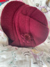 中老年帽子女冬季護耳保暖媽媽帽子冬天毛線(xiàn)帽老人加絨兔毛奶奶帽加厚冬帽防寒脖套濕紅妝 酒紅 有彈力(護耳帽) 曬單實(shí)拍圖