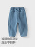 戴維貝拉【商場(chǎng)同款】春裝男童牛仔褲兒童蘿卜褲寶寶褲子 曬單實(shí)拍圖