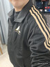 阿迪達斯（adidas）外套男女秋冬跑步運動(dòng)立領(lǐng)夾克外套保暖運動(dòng)服 黑/金 XL 曬單實(shí)拍圖