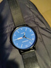 (0.01)正品全自動(dòng)非機械手表男士學(xué)生韓版時(shí)尚潮雙日歷防水夜光超薄石英 069黑網(wǎng)帶藍底 曬單實(shí)拍圖