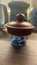 HAOMINGTIAN青花蓋置紫砂茶壺蓋碗蓋子配件白瓷蓋置陶瓷壺蓋托茶具墊茶道零配 青花小蓋置 曬單實(shí)拍圖