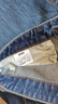 京東京造牛仔褲男重磅新品四季舒適百搭男士休閑褲直筒褲子男 深藍色 35 曬單實(shí)拍圖