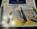 輝柏嘉（Faber-castell）油性彩鉛筆48色藍鐵盒彩色鉛筆114748專(zhuān)業(yè)手繪美術(shù)生專(zhuān)用彩鉛筆 曬單實(shí)拍圖