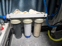 鉆芯 制冰機前置過(guò)濾器商用奶茶店凈水器家用自來(lái)水廚下式凈水機 三級過(guò)濾【6分雙供水】 曬單實(shí)拍圖