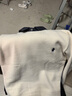羅蒙（ROMON）雪尼爾襯衫領(lǐng)毛衣男加絨加厚冬季男士刺繡假兩件針織衫內(nèi)搭保暖潮 米白 加絨 XL 145-160斤 曬單實拍圖