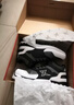 特步大二棉鞋男鞋加絨冬季保暖防水皮面厚底防滑耐磨休閑鞋子男雪地靴 灰黑/白 加絨 41 曬單實(shí)拍圖