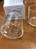 然也玻璃茶杯透明耐高溫泡茶杯子家用辦公室喝茶水杯 （2只裝）RB-1 曬單實(shí)拍圖