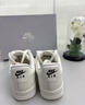 耐克NIKE女空軍一號AF1 運動(dòng)鞋HF1058-133白37.5 曬單實(shí)拍圖