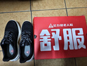 足力健【年貨送爸媽】老人鞋中老年輕便休閑散步鞋2431380J 男 黑色 41 曬單實(shí)拍圖