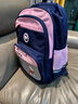 史努比（SNOOPY）兒童書(shū)包女孩1-3年級小學(xué)生兒童書(shū)包初中休閑雙肩背包男 粉色小號 曬單實(shí)拍圖