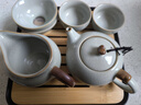 初伍汝窯功夫茶具套裝小型家用酒店辦公輕奢高檔茶壺茶盤(pán)個(gè)人喝茶整套 曬單實(shí)拍圖