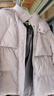 左西女童羽絨服冬裝2025新款兒童三防連帽面包服三防外套 淺紫色 160 曬單實(shí)拍圖