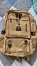 新潮代背包男超大容量出差旅行包休閑帆布雙肩包男士行李登山包學(xué)生書(shū)包 卡其色【80L大容量+干濕分離袋】 曬單實(shí)拍圖