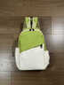 滕閣廂 多功能胸包兩用挎包背包男女戶(hù)外出行旅游輕便防潑水小雙肩包 白綠拼色-無(wú)掛件 曬單實(shí)拍圖