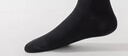 浪莎襪子女士純棉春秋冬季抑菌棉襪女襪中筒防臭中厚黑白色商務(wù)短襪 曬單實(shí)拍圖