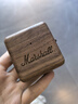森系潮盤(pán)適用于馬歇爾Marshall MINOR IV 北美進(jìn)口胡桃木耳機殼創(chuàng  )意手工 北美胡桃頂部有LOGO送牛皮繩送橄欖油 馬歇爾Marshall MINOR IV 曬單實(shí)拍圖