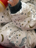 nest designs嬰兒睡袋嬰幼兒輕芯薄夾棉厚夾棉兒童分腿男女童秋冬寶寶防踢被 【現貨】初雪-薄夾棉（建議室溫18-20度） 90碼（建議身高80-90cm） 曬單實(shí)拍圖