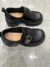 百思圖2026春季商場(chǎng)新款牛皮厚底粗跟樂(lè )福鞋小皮鞋女單鞋CS583AM6 黑色 37 曬單實(shí)拍圖