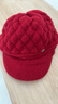 USERJOY冬季中老年人帽子媽媽女加絨保暖毛線(xiàn)針織帽奶奶棉帽防寒貝雷帽 曬單實(shí)拍圖