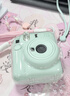 京川旭富士拍立得mini12保護殼拍立得收納包掛繩攝影相機包配件收納套裝 Mini12透明保護殼 【贈粉白手繩+毛絨KT+貼紙+掛繩 曬單實(shí)拍圖