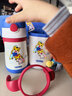 膳魔師（THERMOS）兒童吸管保溫杯巧虎禮盒帶杯套把手316L不銹鋼幼兒禮盒學(xué)生杯TCKC 曬單實(shí)拍圖