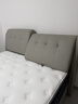 芝華仕（CHEERS）五星皮床意式輕奢雙人主臥室美拉德儲物大床帶A4床墊C208G灰1.8m 曬單實(shí)拍圖