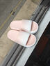 紅豆厚底拖鞋女款2026新款室內家居浴室防滑防臭eva踩屎感涼拖鞋男士 白粉【個(gè)性漸變】 38-39 標準碼 曬單實(shí)拍圖