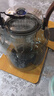 高茗（gaoming）茶壺泡茶大容量煮茶壺加厚耐高溫高硼硅玻璃燒水茶壺電陶爐煮水壺 墨冰壺 2200ml 曬單實(shí)拍圖