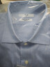 優(yōu)衣庫男裝高性能修身防皺格子襯衫/長(cháng)袖襯衣26春夏新款482354 61 水藍色 M 曬單實(shí)拍圖