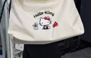 toutou女包HELLOKITTY帆布包托特包學(xué)生kt貓大生日女神節婦女禮物 曬單實(shí)拍圖