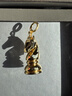 周大福騎士馬大版足金黃金吊墜(工費680)約6.2g EOF1948新年禮物 曬單實(shí)拍圖